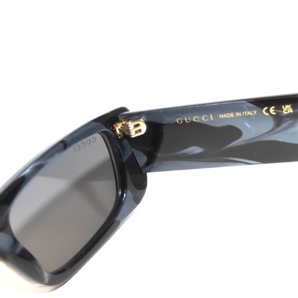 Gucci GG0516S 013 Black Gray Mirror Silver Sunglasses 0516 - Picture 6 of 6